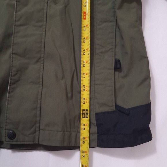 Columbia Sportswear Vertex Windbreaker Youth 14/16‎ Jacket Green Hooded Coat - Picture 10 of 12